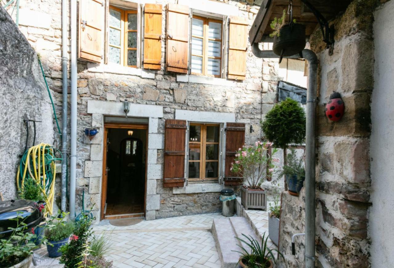Maison Avec Patio Dans Le Centre Historique Villa Terrasson-Lavilledieu Exterior photo
